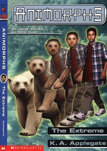 Marco turning into a bear in book 25 The Extreme. Image source: Modern Thrill