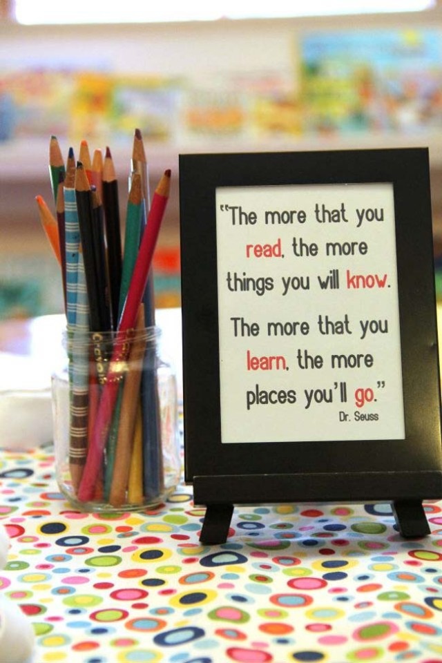 Bookworm birthday party idea from Angela of Taffie Wishes via Spaceships and Laserbeams