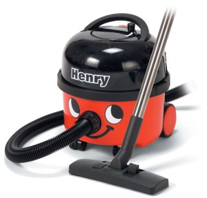 This is Henry the Numatic HVR200A Commercial Vacuum Cleaner. Made in England.  Image source: Vacuum Cleaners Plus