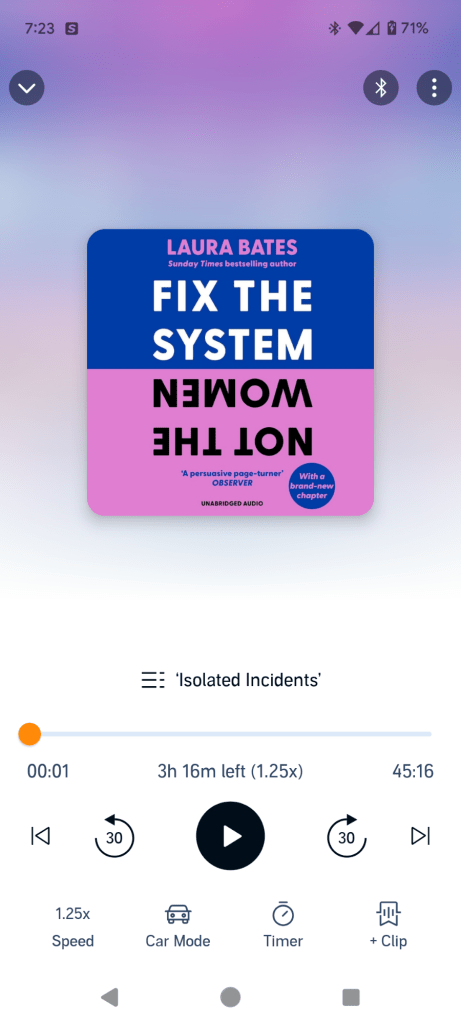 Cover image of Fix the system not the women on Audible.