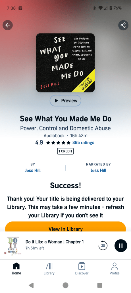 book cover of See what you made me do in Audible